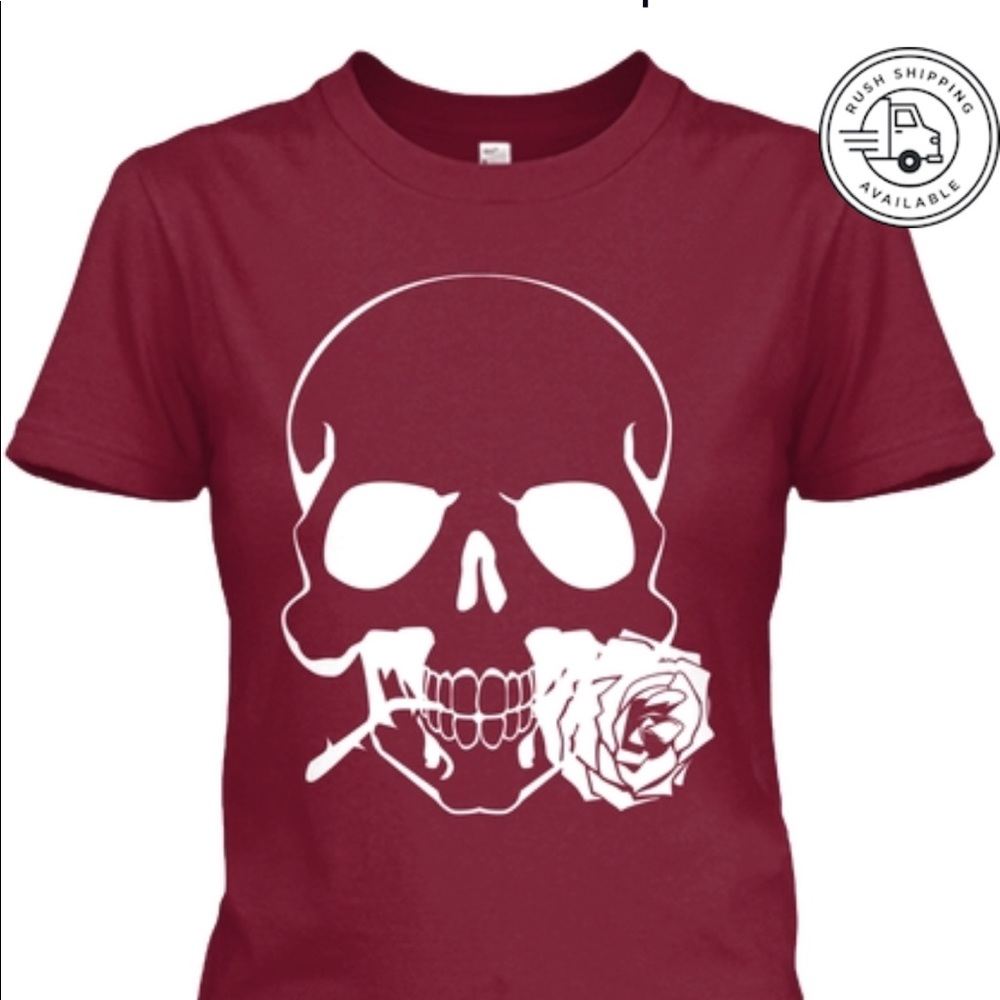 Skull Rose Woman's Tee